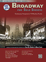 Broadway for Solo Singers Vocal Solo & Collections sheet music cover Thumbnail